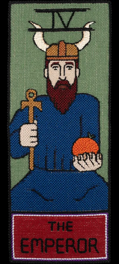 Tarot 04 Tarot The Emperor Nr Cropped 15in Alpha