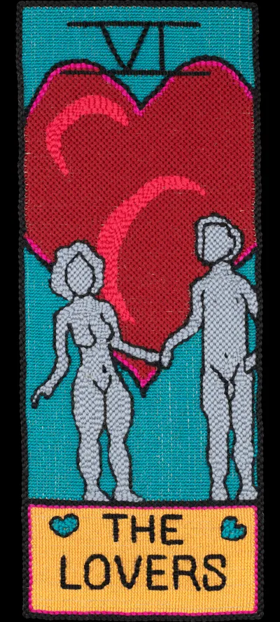 Tarot 06 Tarot The Lovers Nr Cropped 15in Alpha