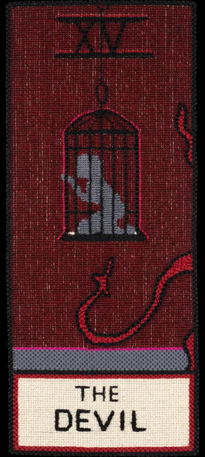 Tarot 15 Tarot The Devil Nr Cropped 15in Alpha