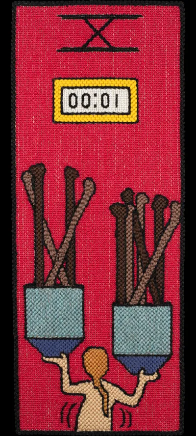Tarot 31 Tarot 10 Of Wands Nr Cropped 15in Alpha