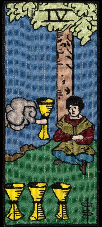 Tarot 53 Alt Tarot 4 Of Cups Alt Sr Cropped 15in