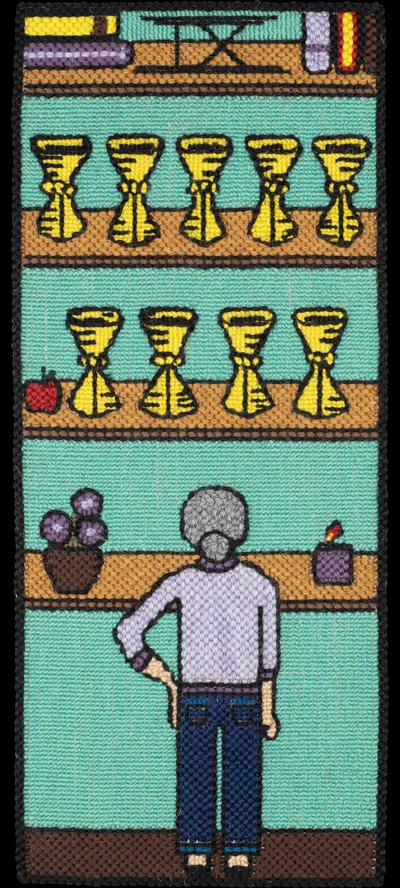 Tarot 58 Tarot 9 Of Cups Nr Cropped 15in Alpha